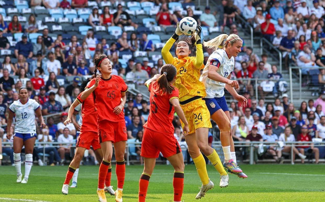 美国女足比赛，中国比不敌哥伦比亚的简单介绍